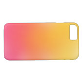 Cute Pink Yellow Oranje Ombre Girly iPhone 7 Hoesj Case-Mate iPhone Case (Achterkant (Horizontaal))