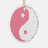 Cute Pink Yin & Yang Ornament (Rechts)