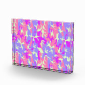 Cute pinky digital camouflage patroon fotoblokken (Rechts)