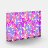 Cute pinky digital camouflage patroon fotoblokken (Links)