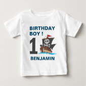 Cute Pirate 1st Birthday Party (Voorkant)