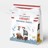 Cute Pirate Birthday Bedankt Bedankdoosjes (Voorkant Zijde)