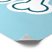 Cute Pirate Bunny Poster (Hoek)