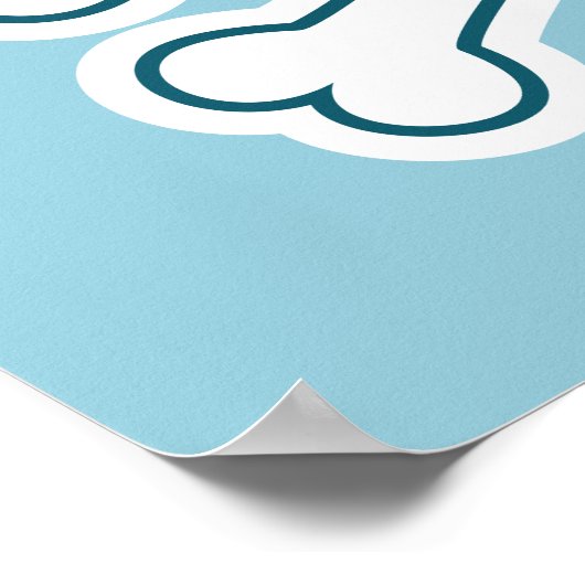 Cute Pirate Bunny Poster (Hoek)