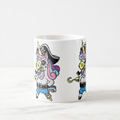 Cute Pirate Captain Unicorn Gift For Lover Magical Koffiemok (Center)