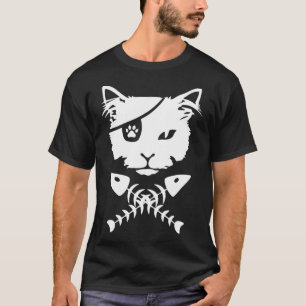 Cute pirate cat grappig t-shirt