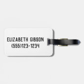 Cute Pirate Cat Sailing Bagagelabel (Achterkant horizontaal)