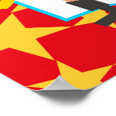 Cute pirate en krab poster (Hoek)