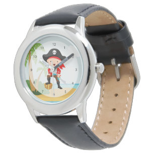 Cute Pirate Horloge