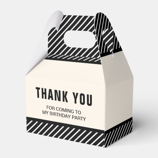 Cute Pirate Kids Birthday Party Bedankdoosjes (Achterkant)