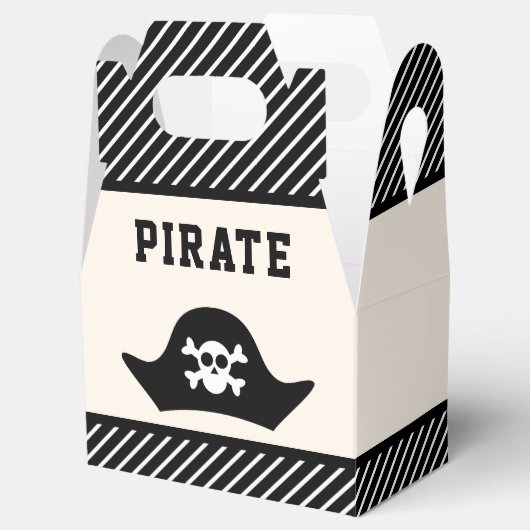 Cute Pirate Kids Birthday Party Bedankdoosjes (Geopend)