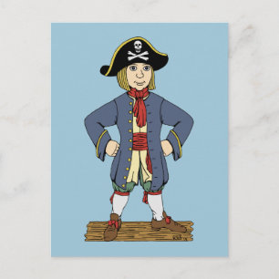 Cute Pirate Lad Briefkaart