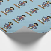 Cute Pirate Lad Cadeaupapier (Hoek)