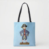 Cute Pirate Lad Canvas tas (Voorkant)