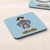 Cute Pirate Lad Drankjes Onderzetter (Linkerzijde)