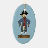 Cute Pirate Lad Keramisch Ornament (Rechts)