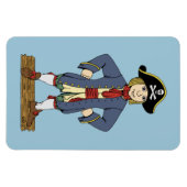 Cute Pirate Lad Magneet (Horizontaal)