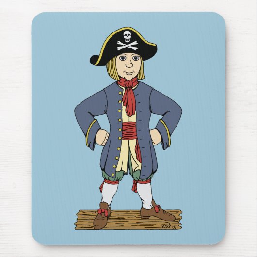 Cute Pirate Lad Muismat (Voorkant)