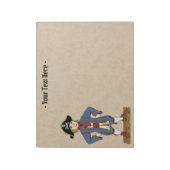 Cute Pirate Lad Notitieblok (Linkerzijde)