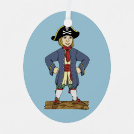 Cute Pirate Lad Ornament