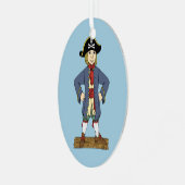 Cute Pirate Lad Ornament (Voorkant links)