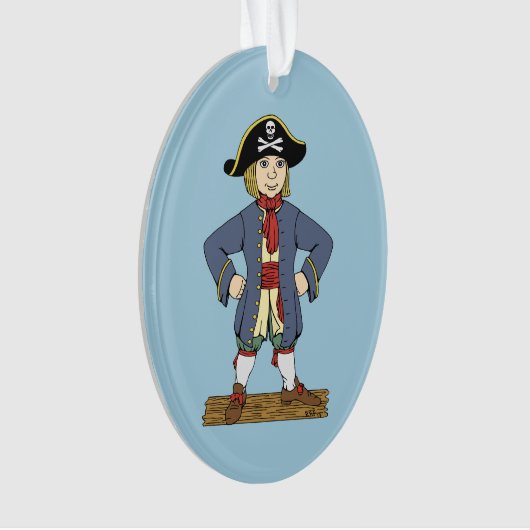 Cute Pirate Lad Ornament (voorkant)