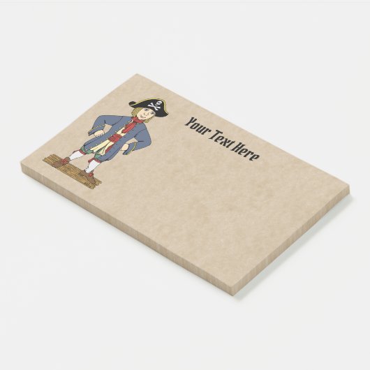 Cute Pirate Lad Post-it® Notes (Schuin)