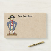 Cute Pirate Lad Post-it® Notes (Op bureau)