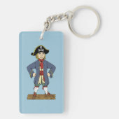 Cute Pirate Lad Sleutelhanger (achterkant)