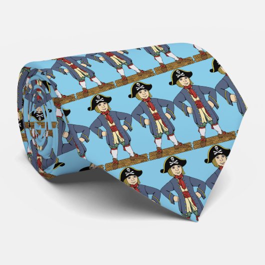 Cute Pirate Lad Stropdas (Opgerold)