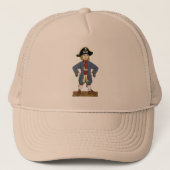 Cute Pirate Lad Trucker Pet (Voorkant)