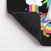 Cute Pirate Magical Unicorn Fun Geweldige Hallowee Muismat (Hoek)