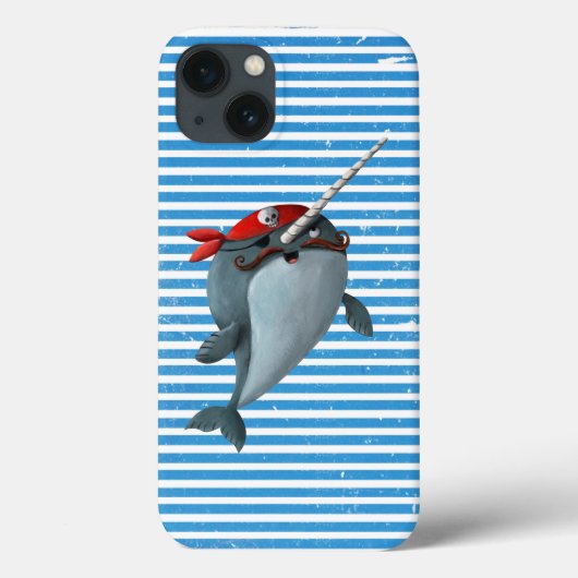 Cute Pirate Narwhal Case-Mate iPhone Case (Achterkant)