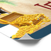 Cute Pirate Party Welkom Poster (Hoek)