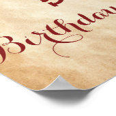 Cute Pirate Party welkom Poster (Hoek)