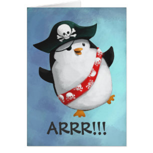 Cute Pirate Penguin