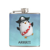 Cute Pirate Penguin Heupfles (Voorkant)