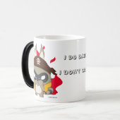 Cute pirate raccoon anime cartoon mok (Voorkant links)