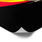 Cute pirate raccoon grappig cartoon charter poster (Hoek)