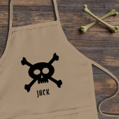Cute Pirate Skull en Crossbones Kinder Apron Schort