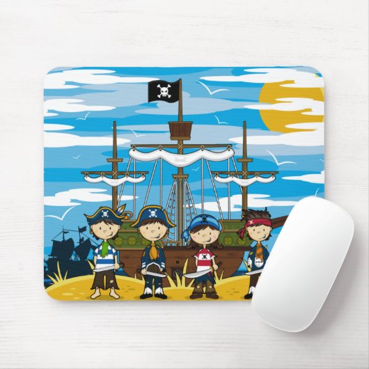 Cute Pirates Mousepad Muismat (Met muis)