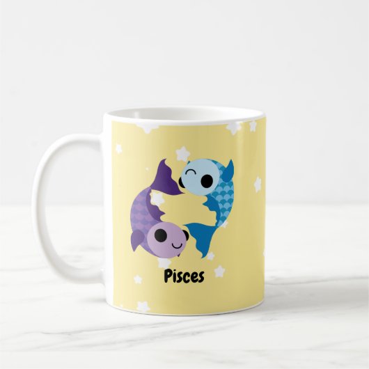 Cute Pisces Coffee Mok (Links)