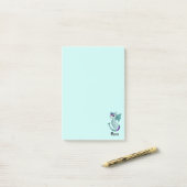 Cute Pisces Dragon design zodiac post-it notes (Op bureau)