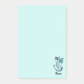 Cute Pisces Dragon design zodiac post-it notes (Voorkant)
