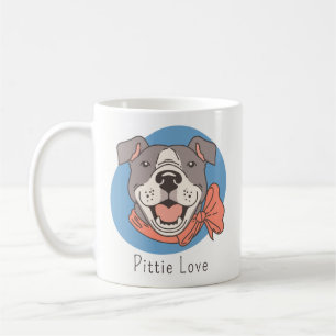 Cute Pit Bull Koffiemok