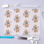 Cute Pit Bull Terrier Dog Illustratiepatroon Tissuepapier (Craft)