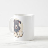 Cute Pitbull Puppy Dog Cartoon Design Koffiemok (Voorkant links)
