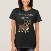 Cute Pitbull T-shirt (Voorkant)