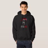 Cute Pittie mama Pitbull Dog Moederdag Hoodie (Voorkant volledig)