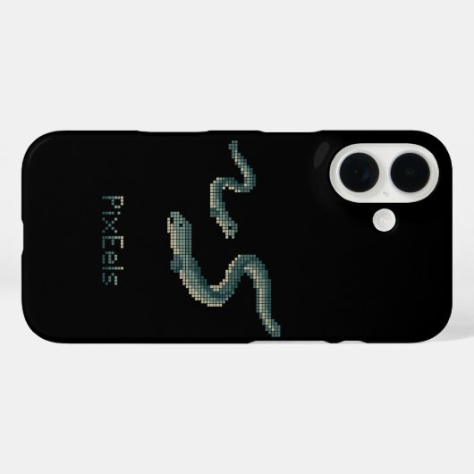 Cute "PixEels" Pixelated Eels Graphic Case-Mate iPhone Case (Achterkant (horizontaal))